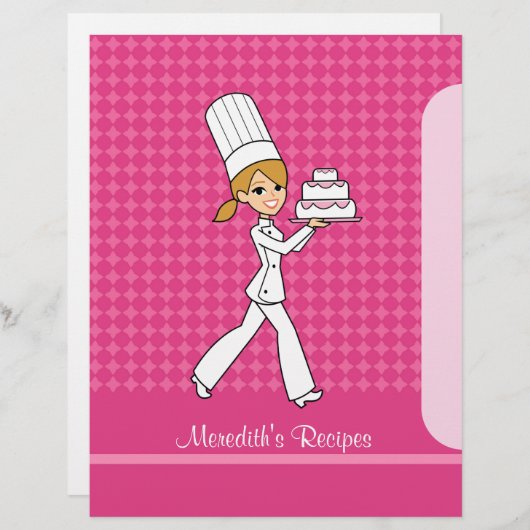 Baker Girl Pages to Index Recipes Blonde Version (Voorkant / Achterkant)