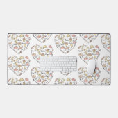 Baker Heart Funny Bakery Baking Pastry Chef Bureaumat (Keyboard & Muis)