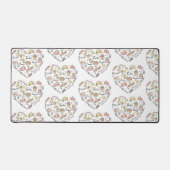 Baker Heart Funny Bakery Baking Pastry Chef Bureaumat (Voorkant)