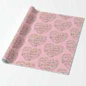 Baker Heart Funny Bakery Baking Pastry Chef Cadeaupapier (Uitgerold)