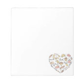 Baker Heart Funny Bakery Baking Pastry Chef Notitieblok (Voorkant)