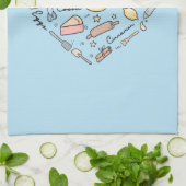 Baker Heart Funny Bakery Baking Pastry Chef Theedoek (Gevouwen)
