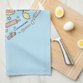 Baker Heart Funny Bakery Baking Pastry Chef Theedoek (Quarter Fold)