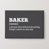 Baker Humor Definition Button (Voorkant)