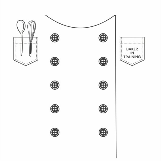 Baker in opleiding sticker (Voorkant)