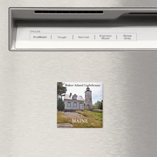 Baker Island Lighthouse, Maine Magnet (Insitu (Vaatwasser))