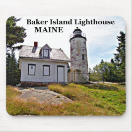 Baker Island Lighthouse, Maine Mousepad Muismat