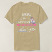 Baker Koken Cupcake Unicorn T-shirt (Design voorkant)