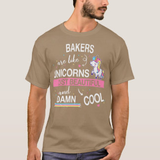 Baker Koken Cupcake Unicorn T-shirt