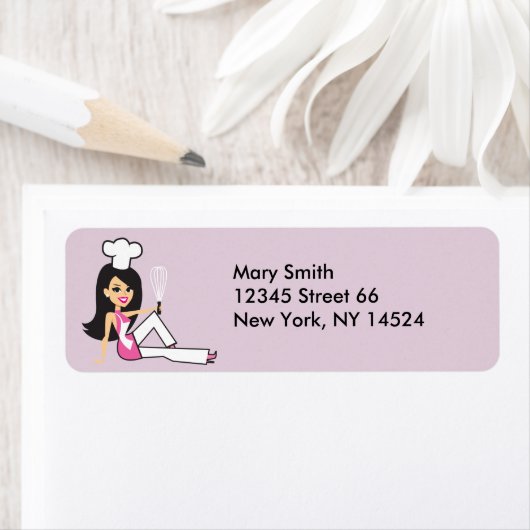 Baker Lady retourlabels Etiket (Insitu)