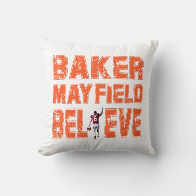 Baker Mayfield Essential Cool T-shirt  Essential Kussen (Voorkant)