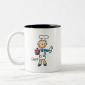 Baker met Cake Tweekleurige Koffiemok (Links)