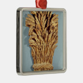 Baker met tarweoren en bloemen metalen ornament (Rechts)