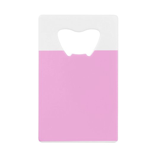 Baker Miller Roze Creditkaart Flessenopener (Voorkant)