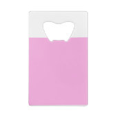 Baker Miller Roze Creditkaart Flessenopener (Achterkant)