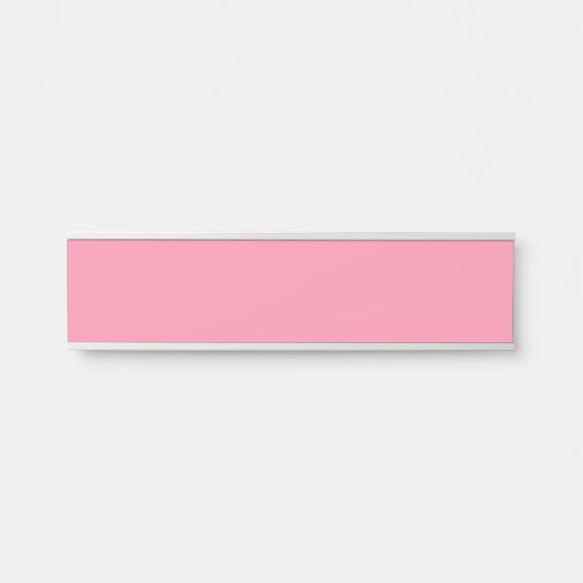 Baker-Miller roze (effen kleur) Deurbordje (Voorkant)