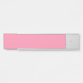 Baker-Miller roze (effen kleur) Deurbordje (Voorkant)
