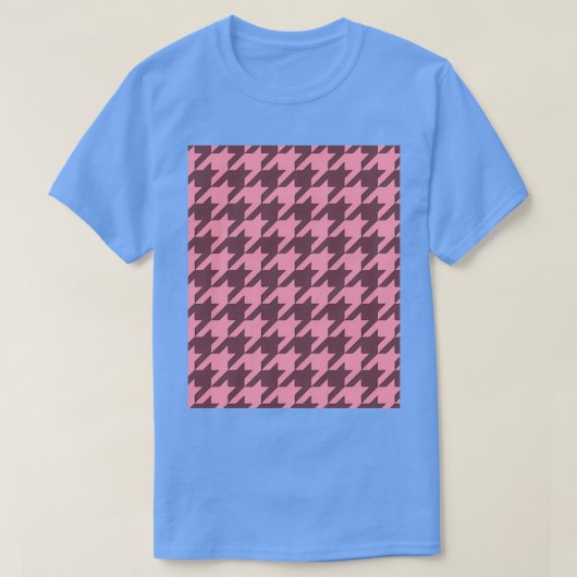 Baker Miller Roze - Houndstooth - patroon Grafisch T-shirt (Design voorkant)