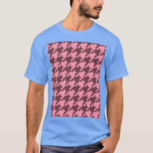 Baker Miller Roze - Houndstooth - patroon Grafisch T-shirt