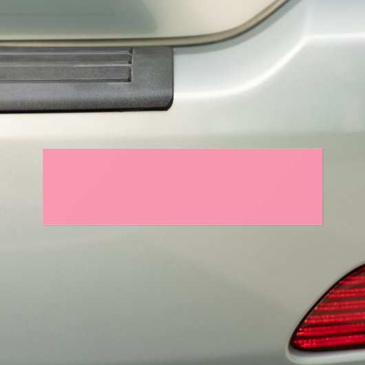 Baker-Miller Roze vaste kleur Bumpersticker (Op auto)