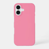 Baker-Miller Roze vaste kleur iPhone 16 Hoesje (Achterkant)