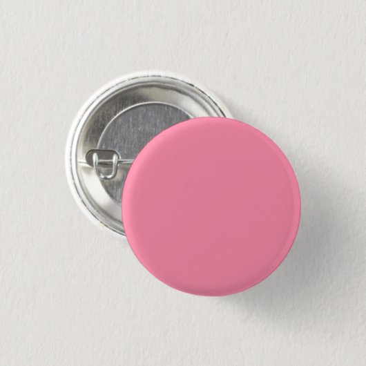 Baker-Miller Roze vaste kleur Ronde Button 3,2 Cm (Voorkant /achterkant)