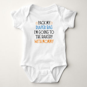 Baker Moeder Grappig Bakken Baby Spreuk Romper