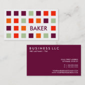 BAKER (moskeesvierkantjes) Visitekaartje (Voorkant / Achterkant)