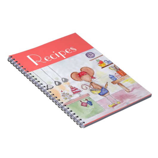 Baker Mouse Recipe-laptop Notitieboek (Rechterzijde)