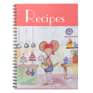 Baker Mouse Recipe-laptop Notitieboek