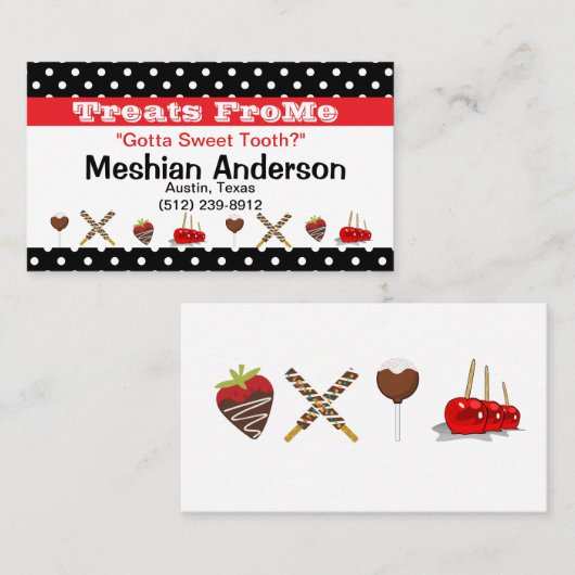 Baker of all Trades Visitekaartje (Voorkant / Achterkant)