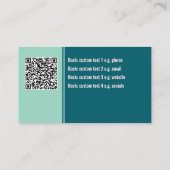 Baker of Event Cateraar Pretzel of uw Logo & QR Visitekaartje (Achterkant)