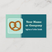 Baker of Event Cateraar Pretzel of uw Logo & QR Visitekaartje (Voorkant)