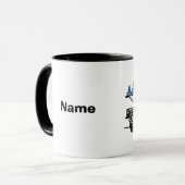 Baker op bakkerij teller personaliseer de Mok van (Voorkant links)