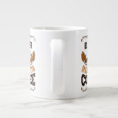 Baker op Coffee Caffeine Gift Grote Koffiekop (Achterkant)