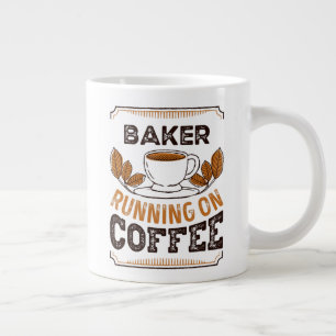 Baker op Coffee Caffeine Gift Grote Koffiekop
