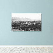 Baker, oregon Town Uitzicht PhotographyBaker, OF Canvas Afdruk (Insitu (Houten vloer))