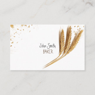 Baker (panadero) tarjeta visita visitekaartje