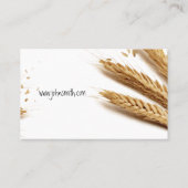 Baker (panadero) tarjeta visita visitekaartje (Achterkant)