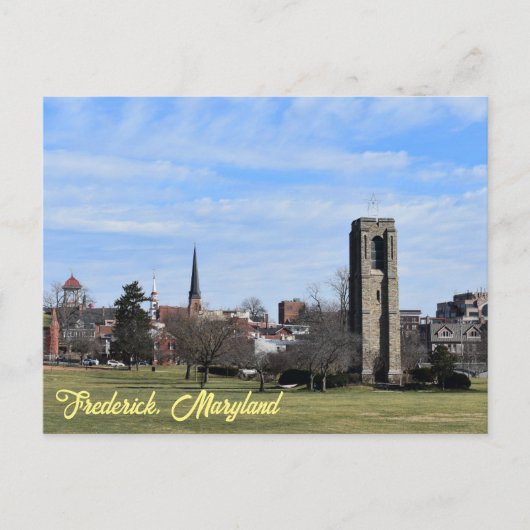 Baker Park Frederick Maryland Briefkaart (Voorkant)