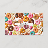 Baker Pastries Doughnuts Visitekaartje (Achterkant)