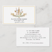 Baker Pastry Chef Bakers Tools gereedschap Visitekaartje (Voorkant / Achterkant)