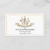 Baker Pastry Chef Bakers Tools gereedschap Visitekaartje (Voorkant)