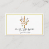 Baker Pastry Chef Bakers Tools gereedschap Visitekaartje (Voorkant)