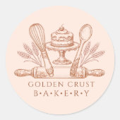 Baker Pastry Chef Baking Tools Product Labels (Voorkant)