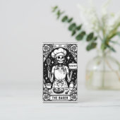 Baker Pastry Chef Dessert Cateraar Visitekaartje (Staand voorkant)