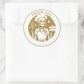 Baker Pastry Chef Gold Product Ronde Sticker (Tas)