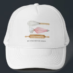 Baker Pastry Chef Pet<br><div class="desc">Een pet voor bakkerij of banketbakkerij voor uw bakkerij. Pas uw zakelijke naam aan. Voor gebak in een bakkerij of een dessert cateraar.</div>
