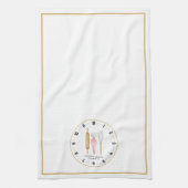 Baker Pastry Chef Time to Bake Theedoek (Verticaal)