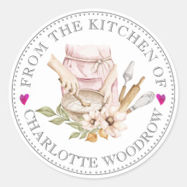 Baker Pastry Chef Tools Food Label Sticker